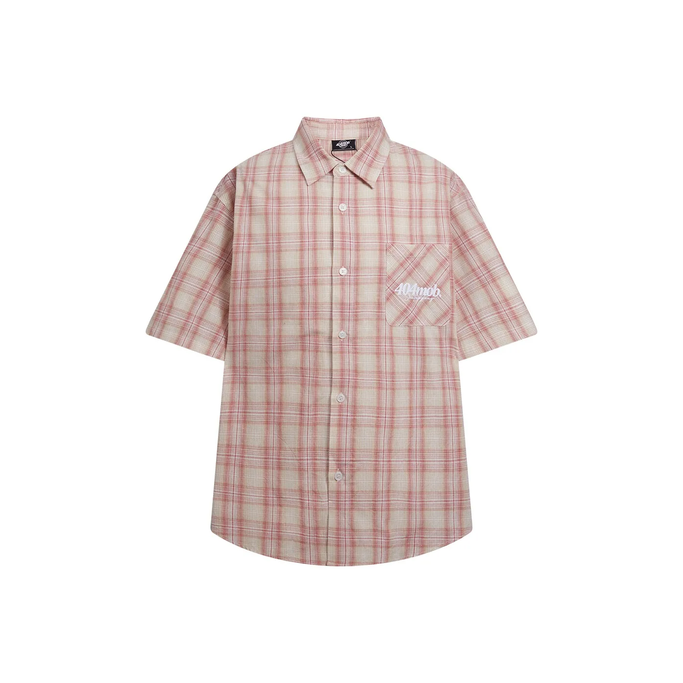 404MOB GANG Рубашка Унисекс Light Розовый