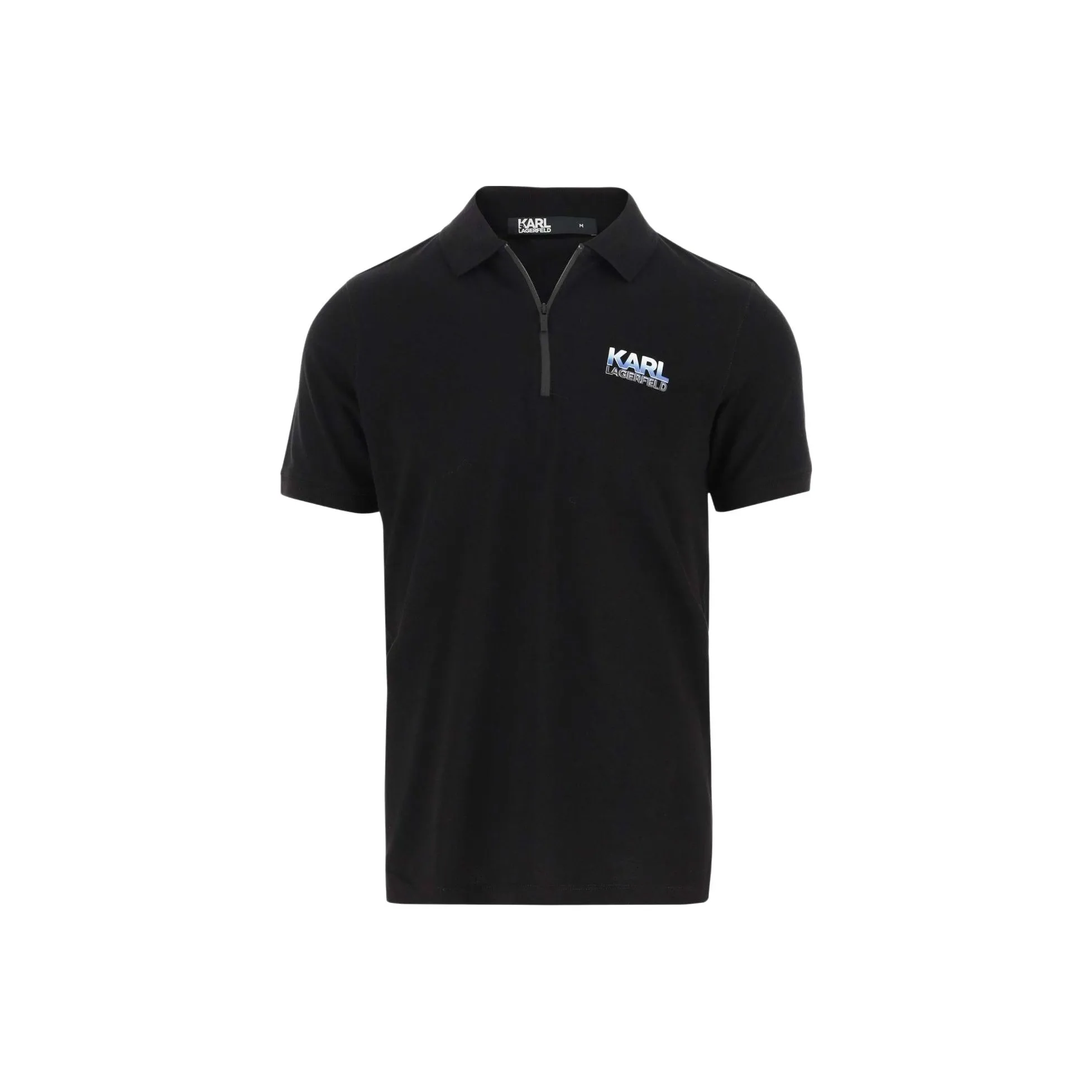KARL LAGERFELD Polo Shirt Men's Black
