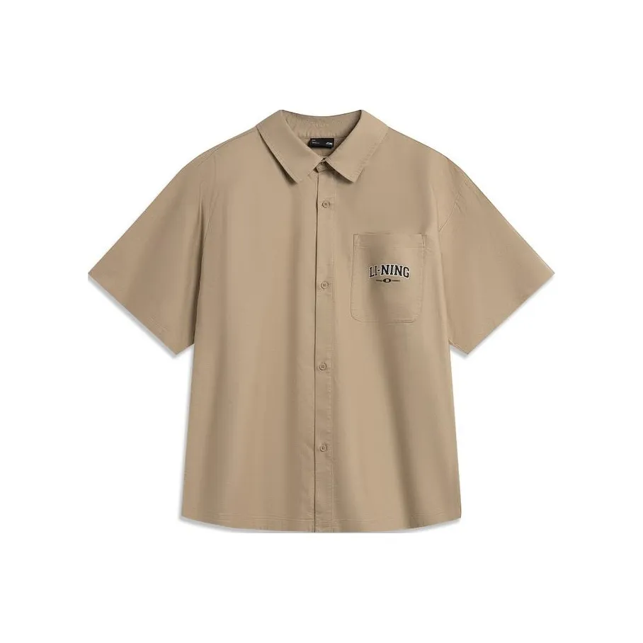 LINING Weekend youth Рубашка Мужская Аутентичная Хаки