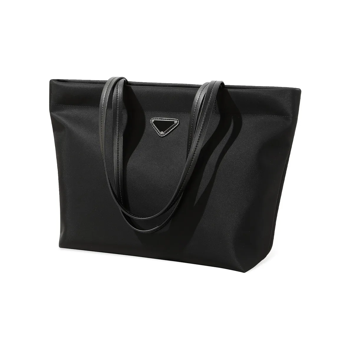 teenmix Нейлон Сумка через плечо Портативная Подмышечная Сумка Маленький Размер Большой Размер Женская Черная