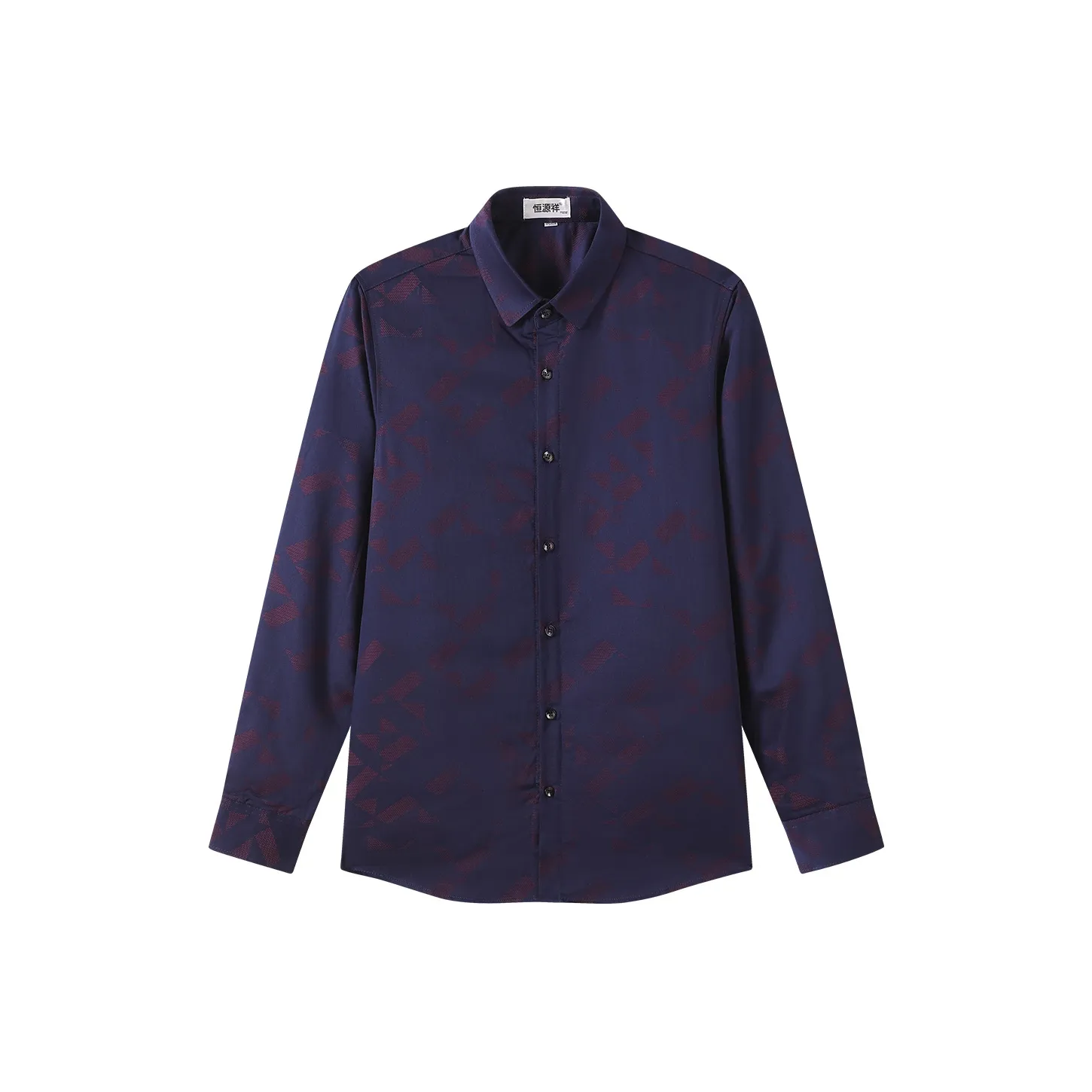 H YXIANG Красный Мужская Рубашка