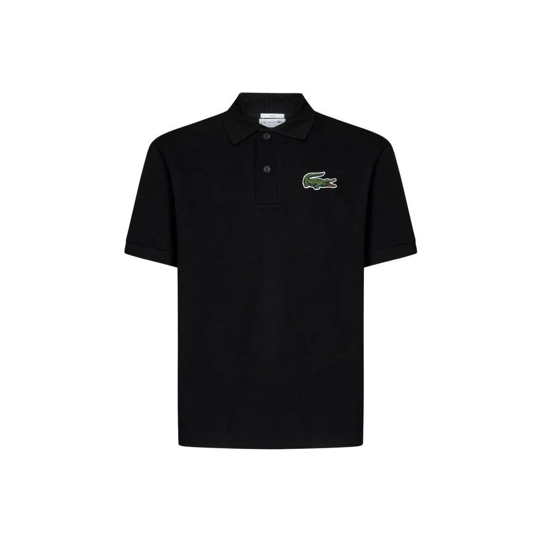 LACOSTE Logo Embroidered Short Sleeved Polo Shirt