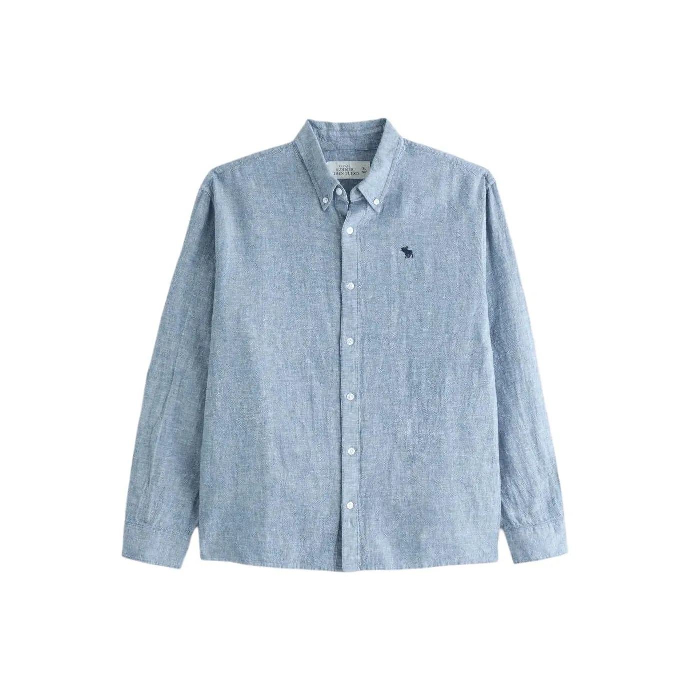 Abercrombie&Fitch Рубашка Мужская Синяя