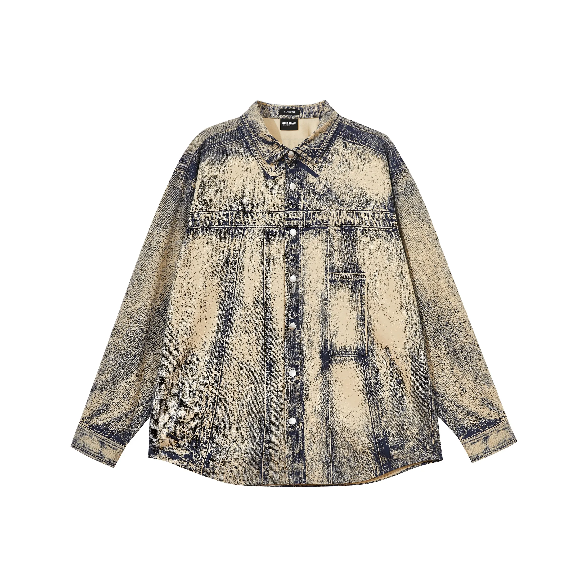 JACK JONES· Рубашка Мужская Светлый Деним