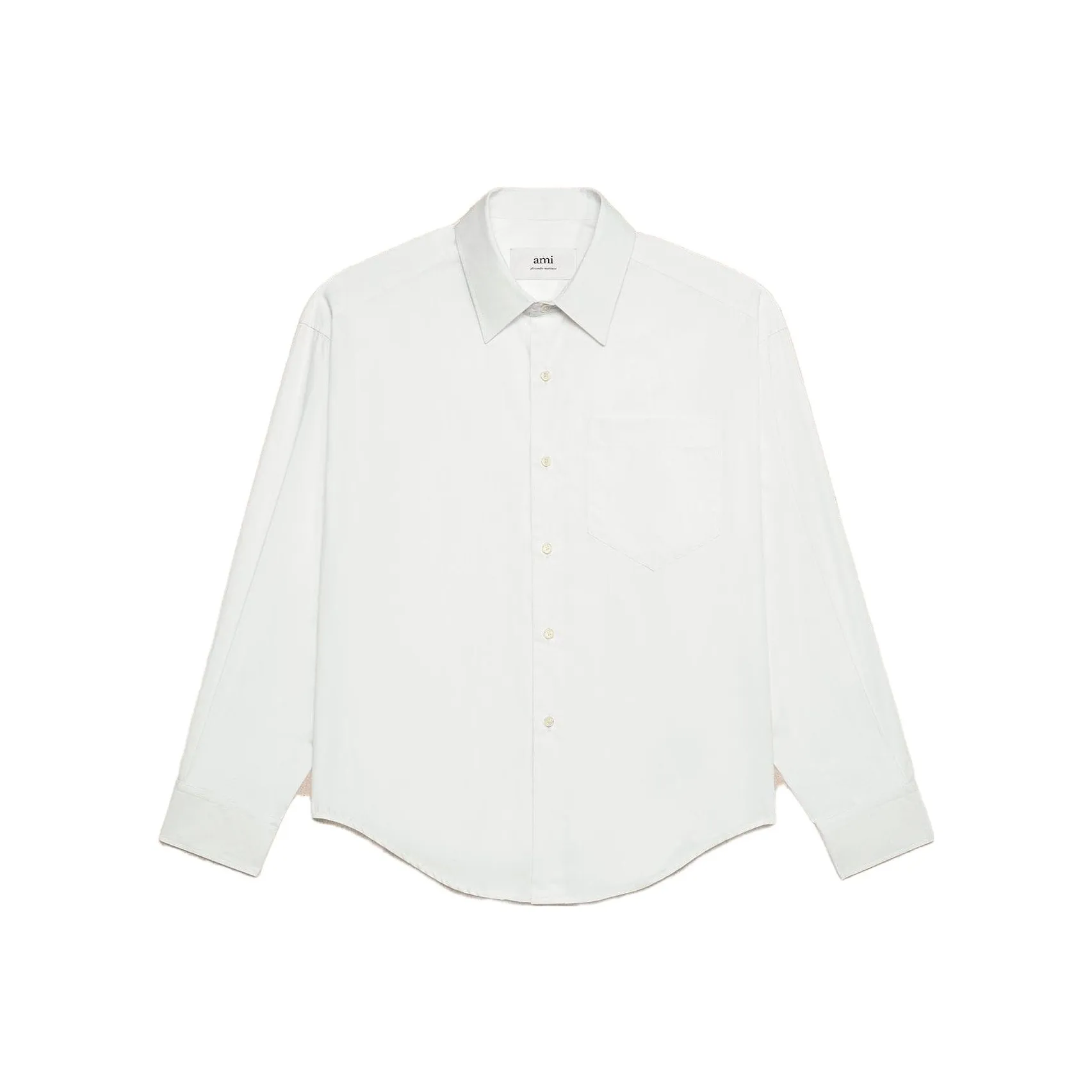 Ami Paris Pocket Long sleeve Cotton Shirt
