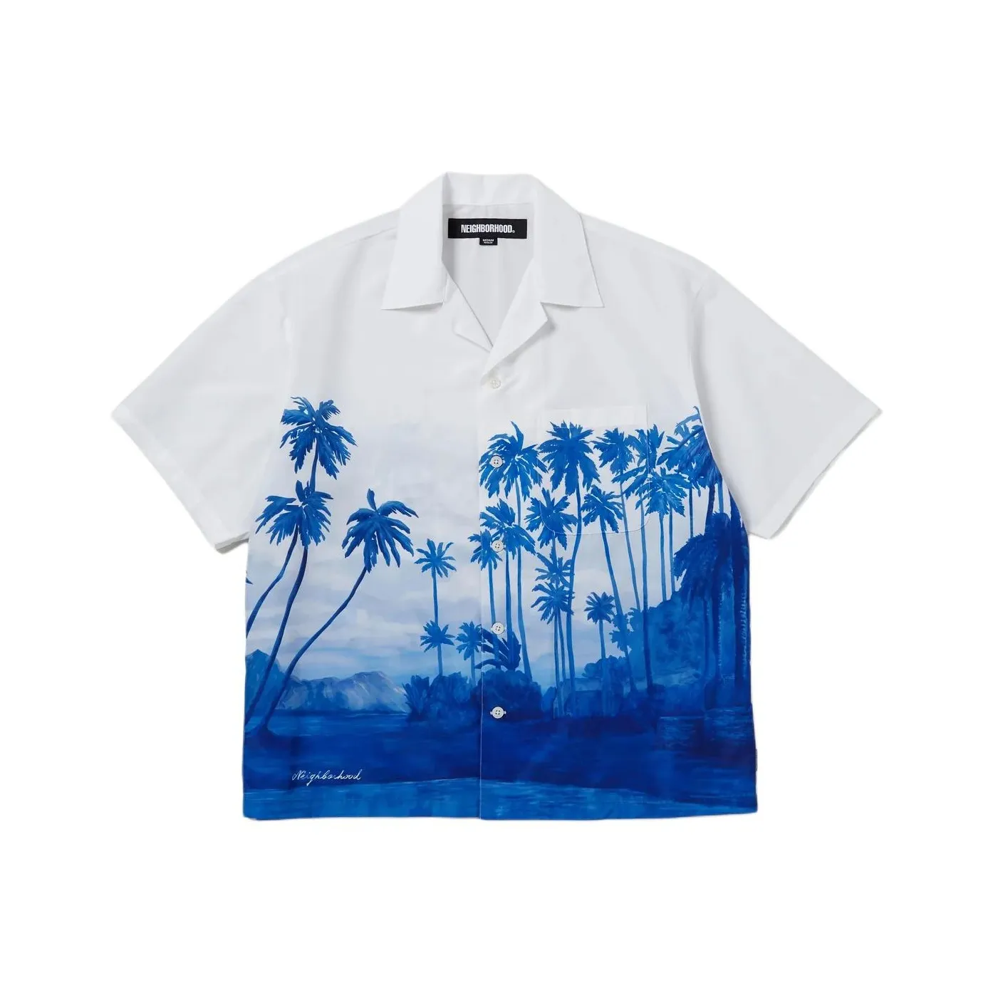 NEIGHBORHOOD Palm Tree Hawaiian Shirt