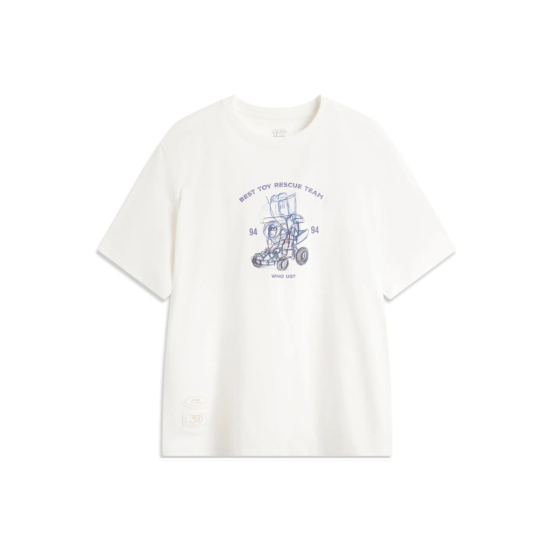 LiNing x Disney T-Shirt Мужской Айвори