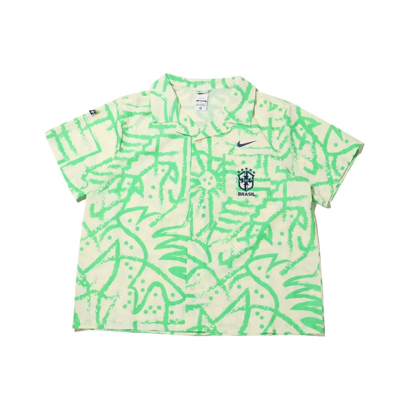 Nike SS24 Shirt Unisex Beige Green