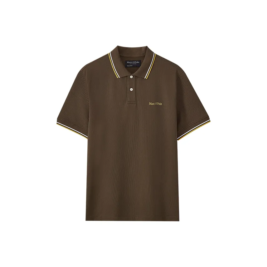 MARC OPOLO Поло Мужское Кофейного цвета
