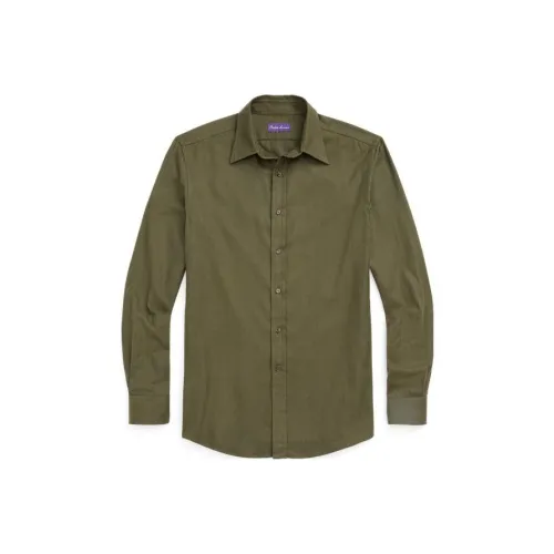 Ralph Lauren Purple Label Зеленые Мужские Рубашки