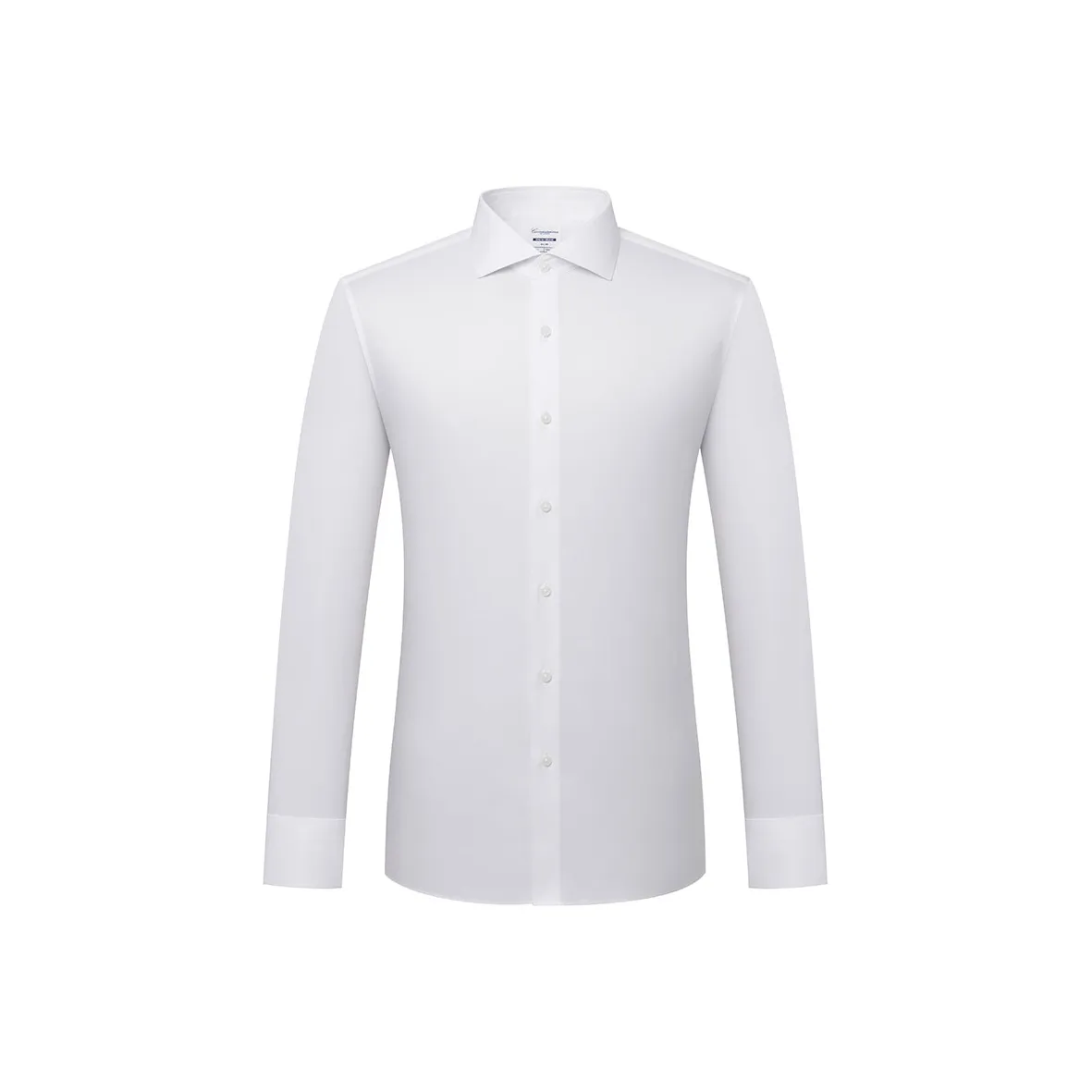 Camicissima Shirts Men's White, Slim Fit/Windsor Collar/Double Buttoned Round Sleeves