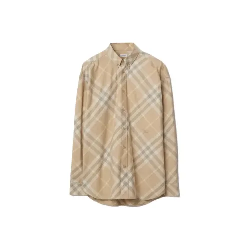 Burberry Мужские рубашки из льняной ткани