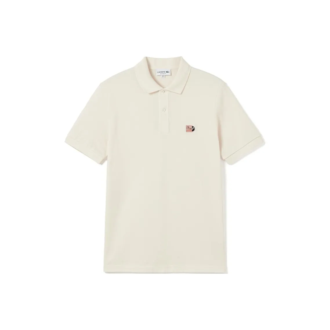 LACOSTE Polo Shirt Men's Cream White