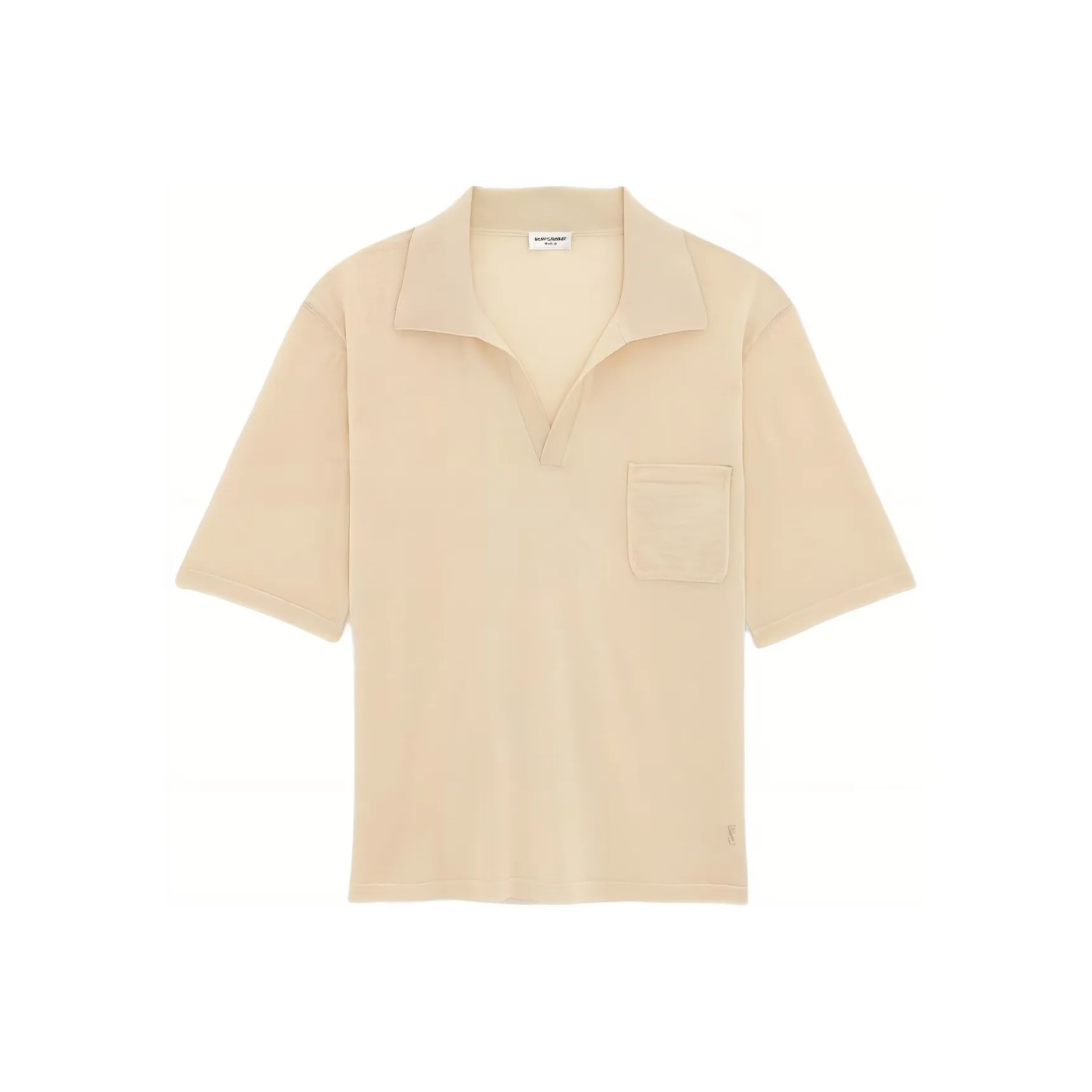 SAINT LAURENT Cassandre Short Sleeved Polo Shirt