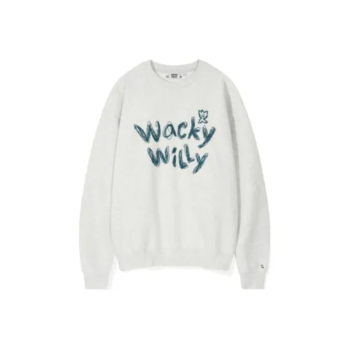 Wacky Willy Светло-серый Мужской Свитшот