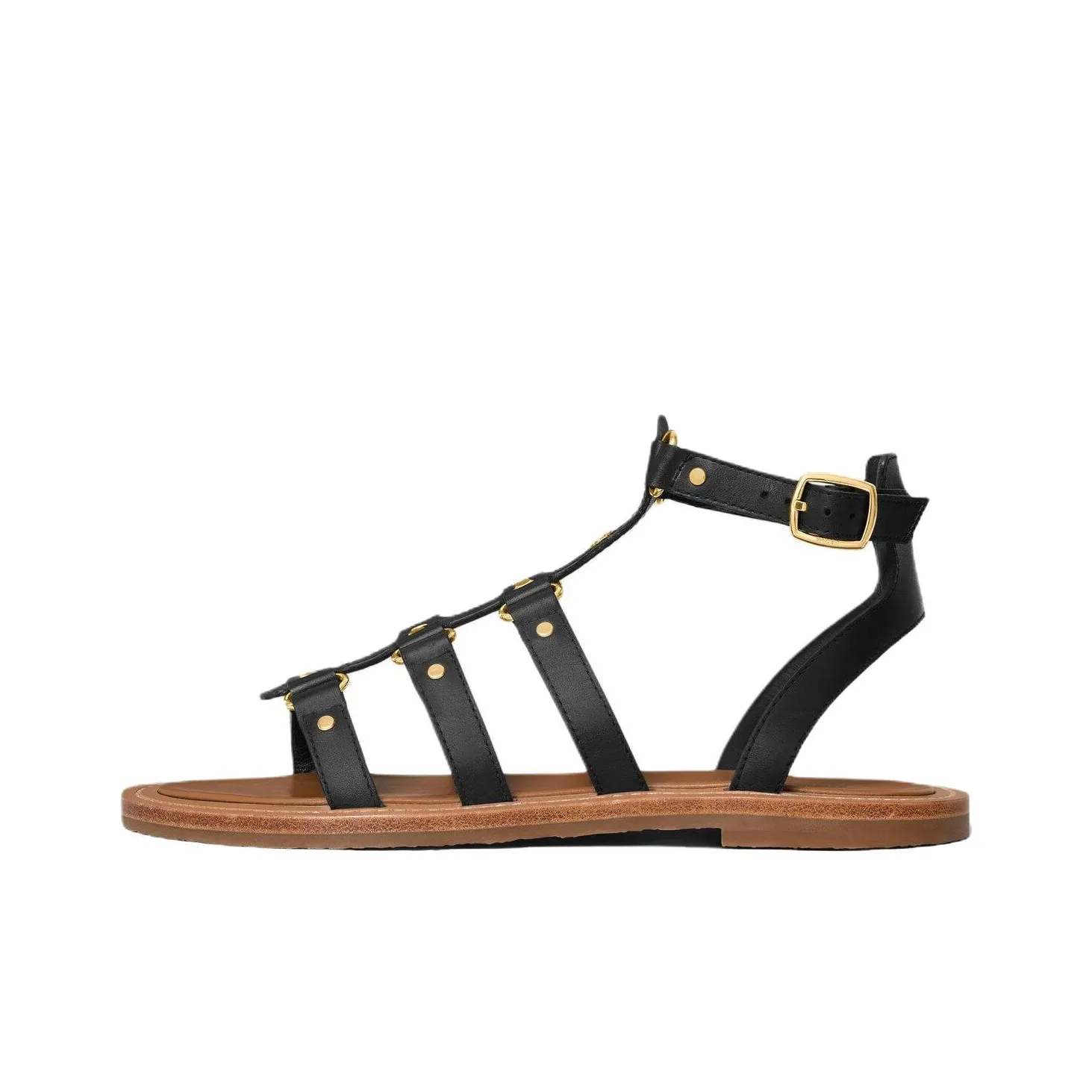 CELINE Lympia Roman Sandals Women's Black