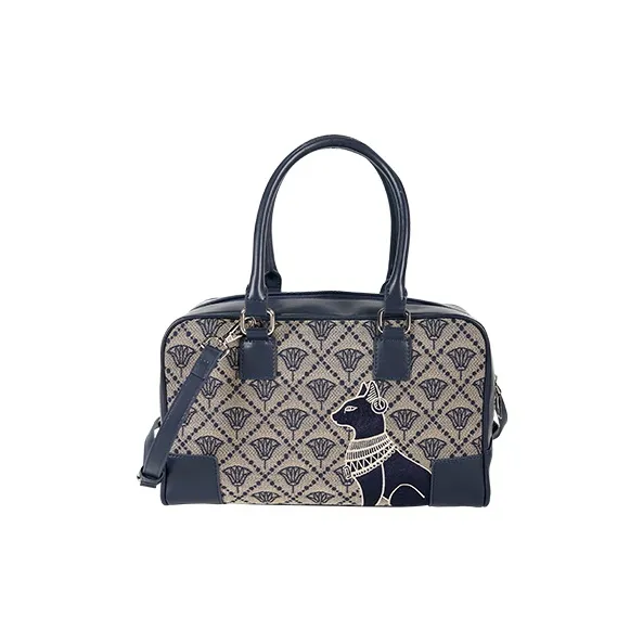 Британский музей Ткань Синтетическая кожа Бостон Сумка Сумка через плечо Сумка для женщин Жаккард