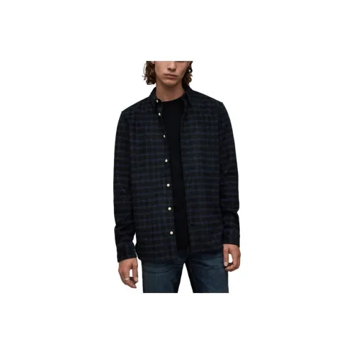 ALLSAINTS Черные Мужские Рубашки