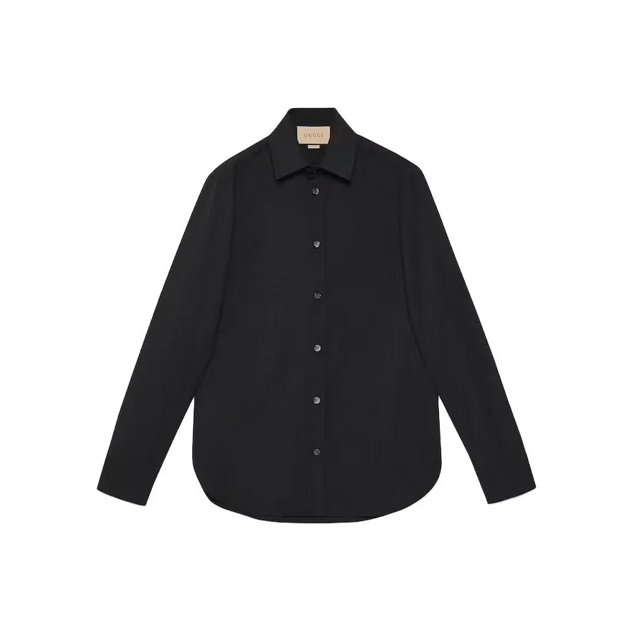 GUCCI Мужские черные рубашки