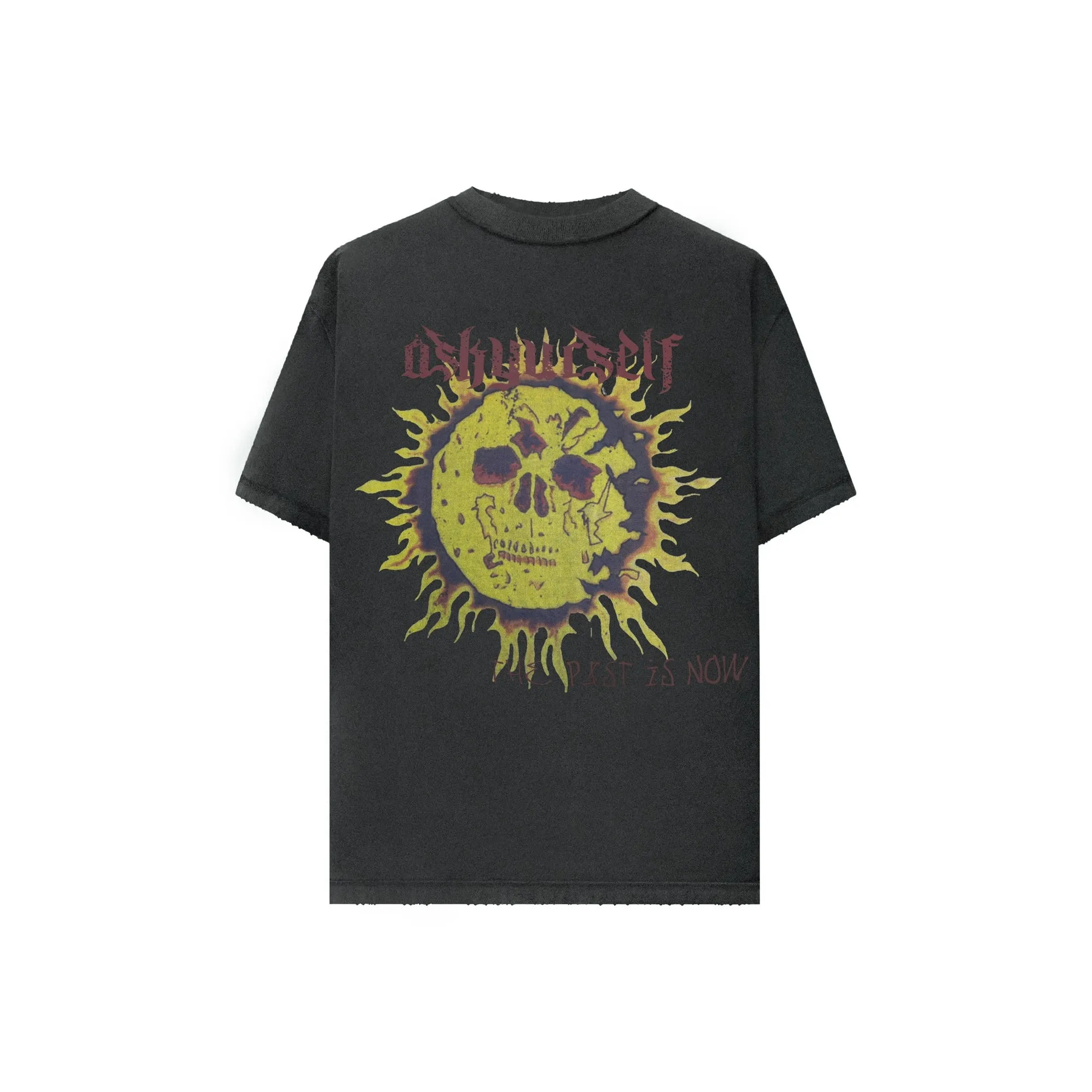 Askyurself T-Shirt Унисекс Выстиранный Черный