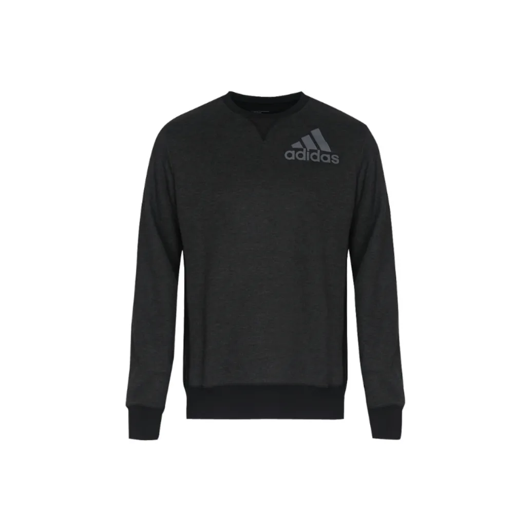 Adidas Свитшот Мужской Металлик Черный