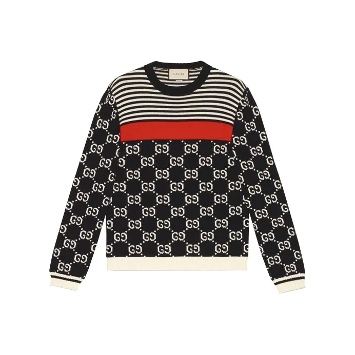 GUCCI Sweaters Men's Dark Blue