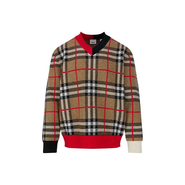 Burberry Sweaters Men's Brown