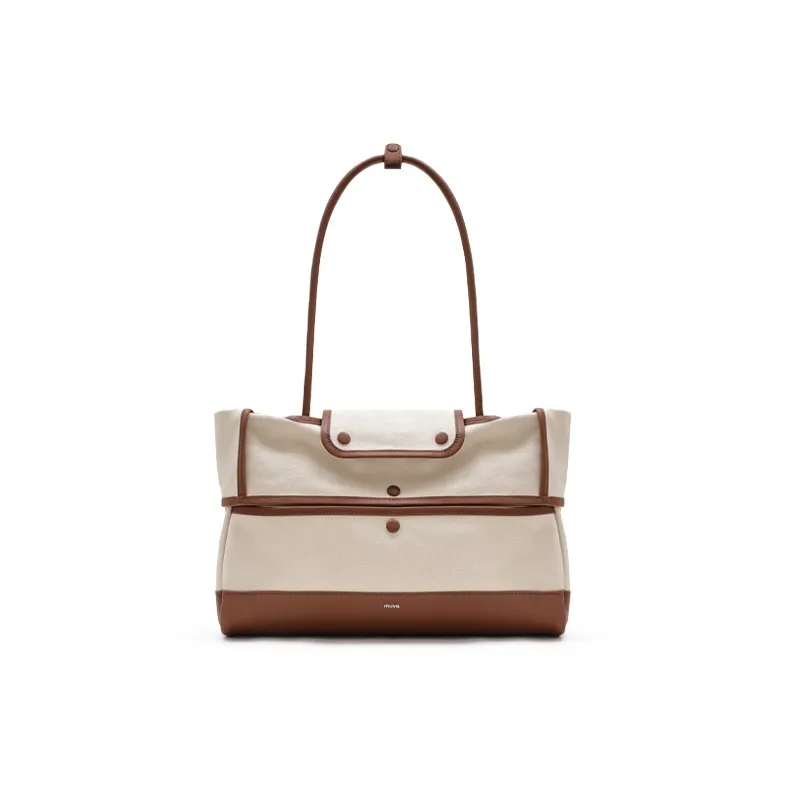 MUVA Холст Тоут Сумка Плечевая Сумка Большая Женская Многоцветная