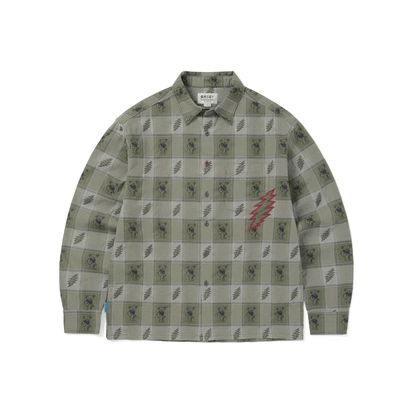 Thisisneverthat X Grateful Dead Shirts Unisex Gray