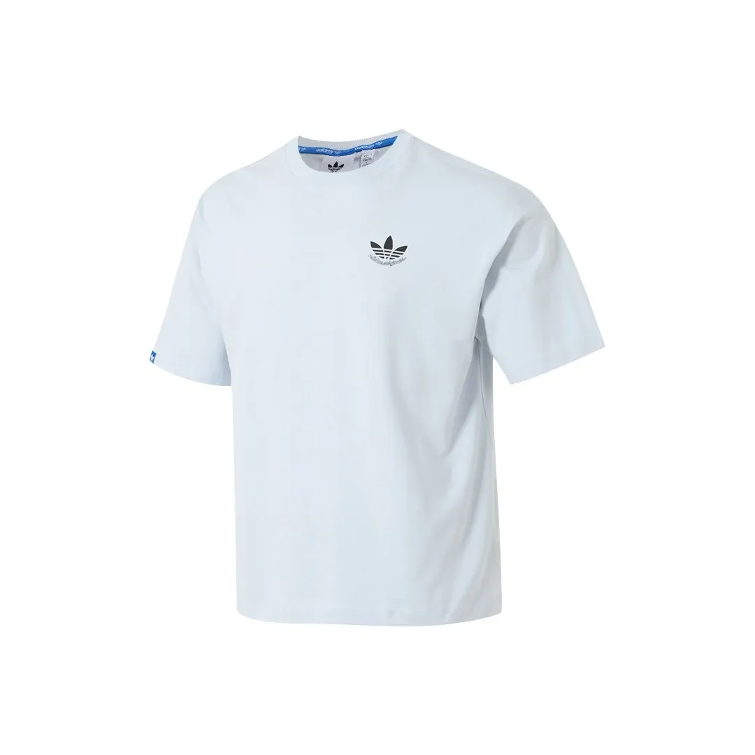 Adidas Originals CITY SKATE SS25 T-Shirt Мужской Светло-Синий