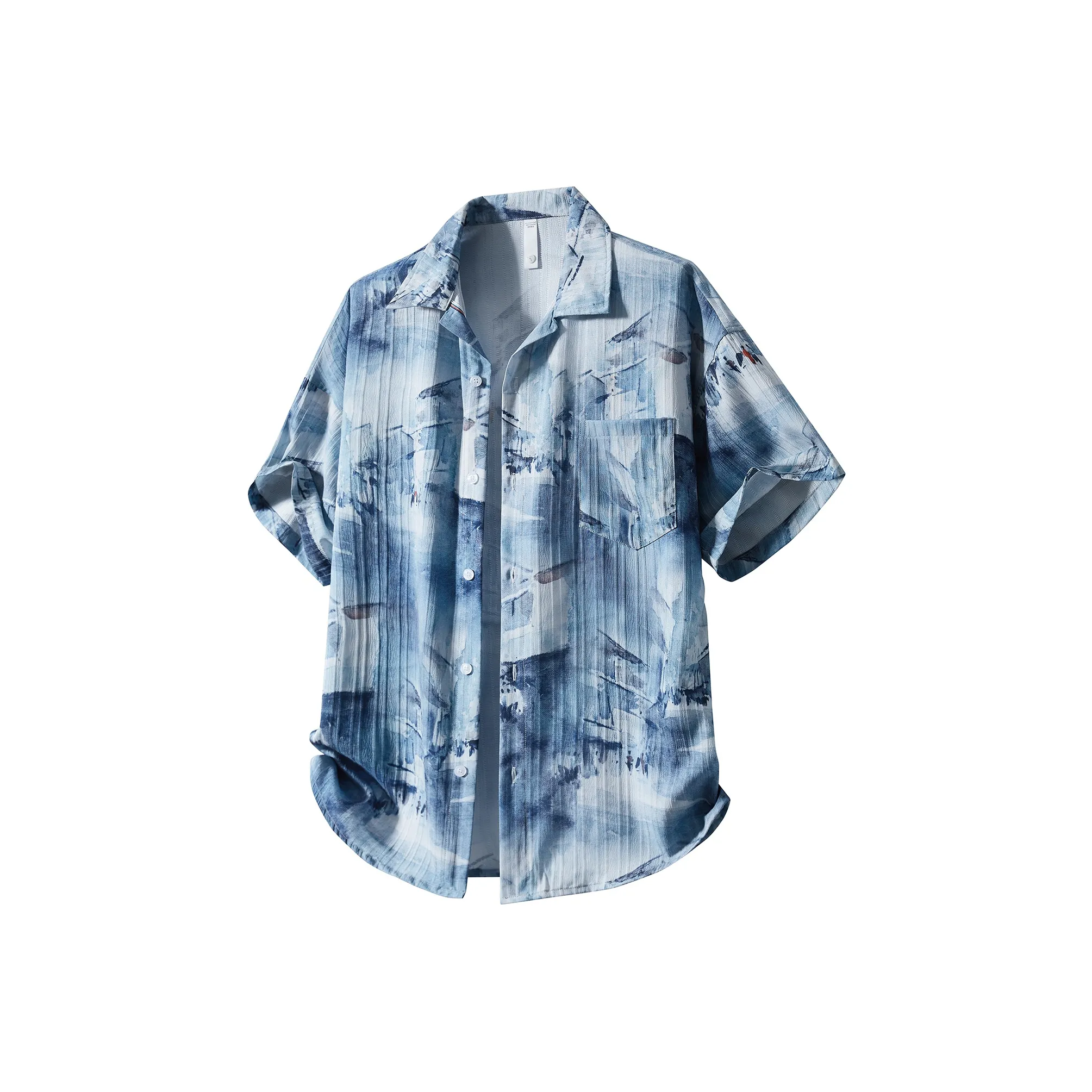ARCANEFUNK Short Sleeved Shirt Unisex Hebrides Blue