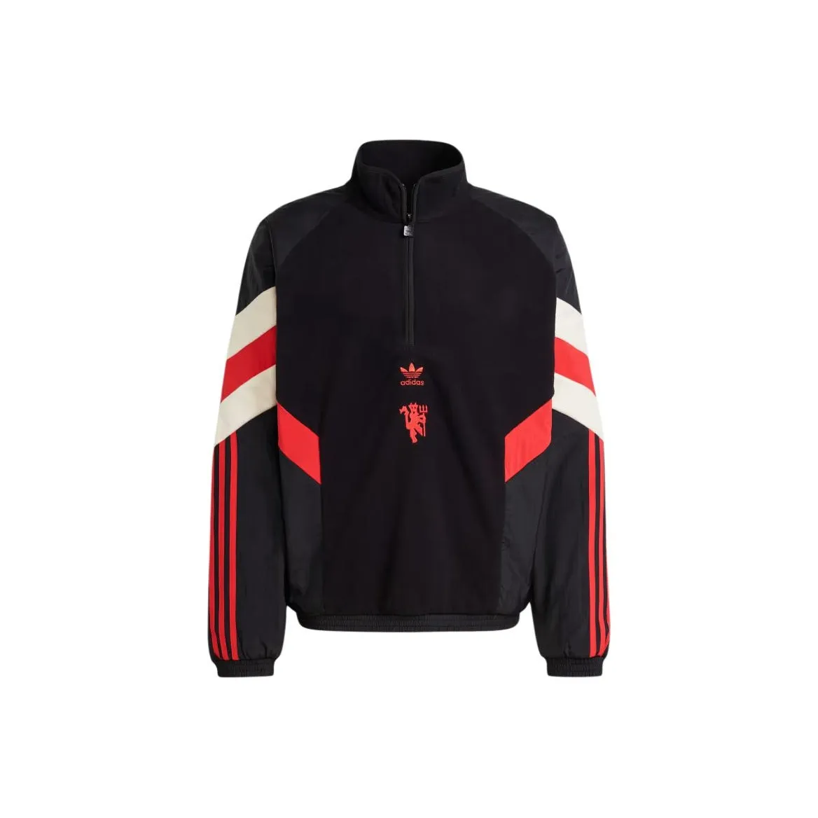 Adidas Originals Manchester Football United Polar Fleece Sweatshirt Sweatshirt Men's Black