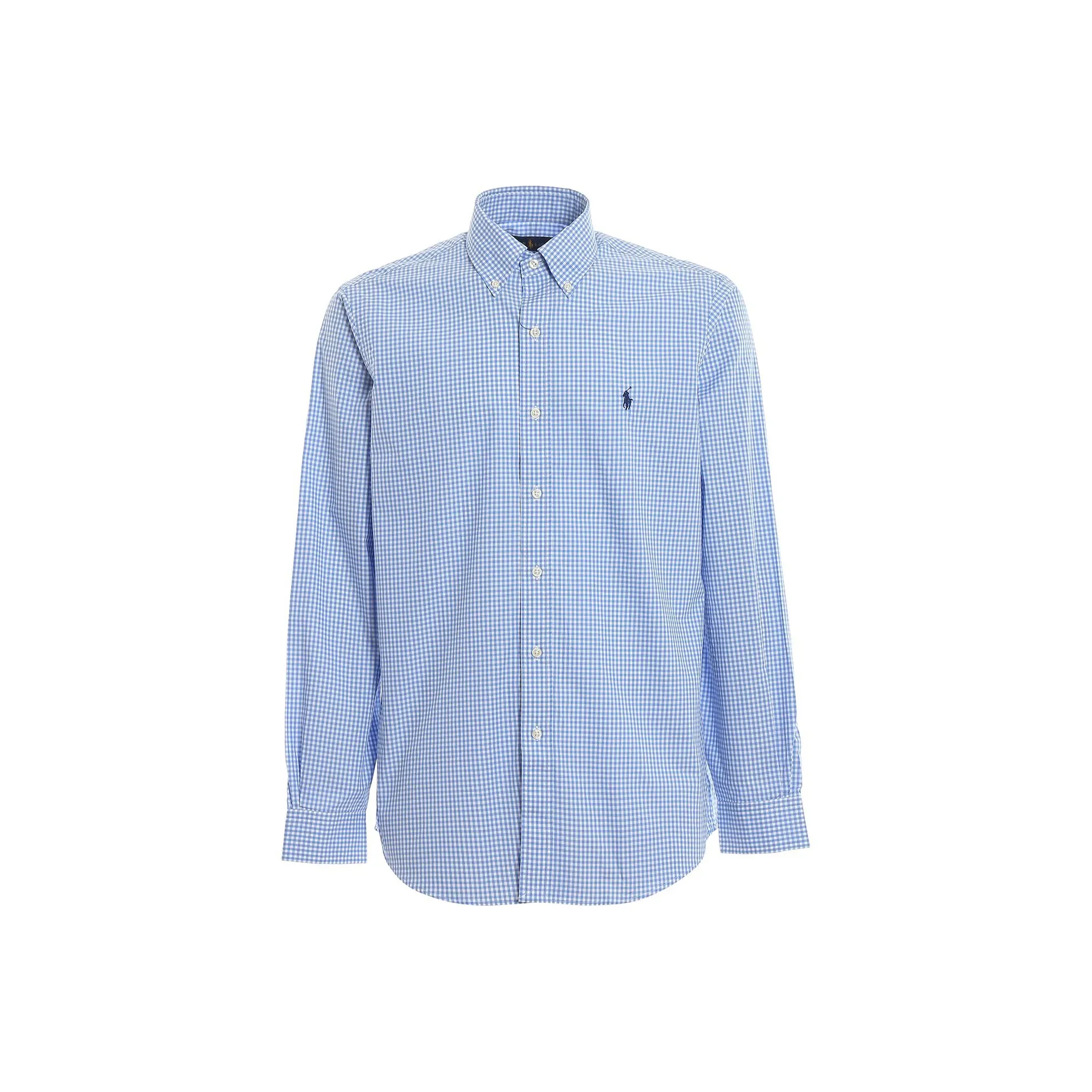 Polo Ralph Lauren Logo Embroidered Gingham Check Shirt