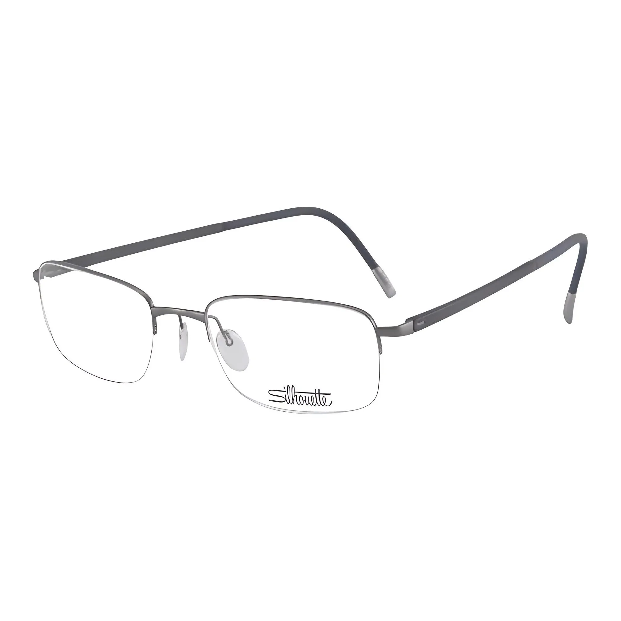 SILHOUETTE Rectangular Оправы для очков Мужские Серые