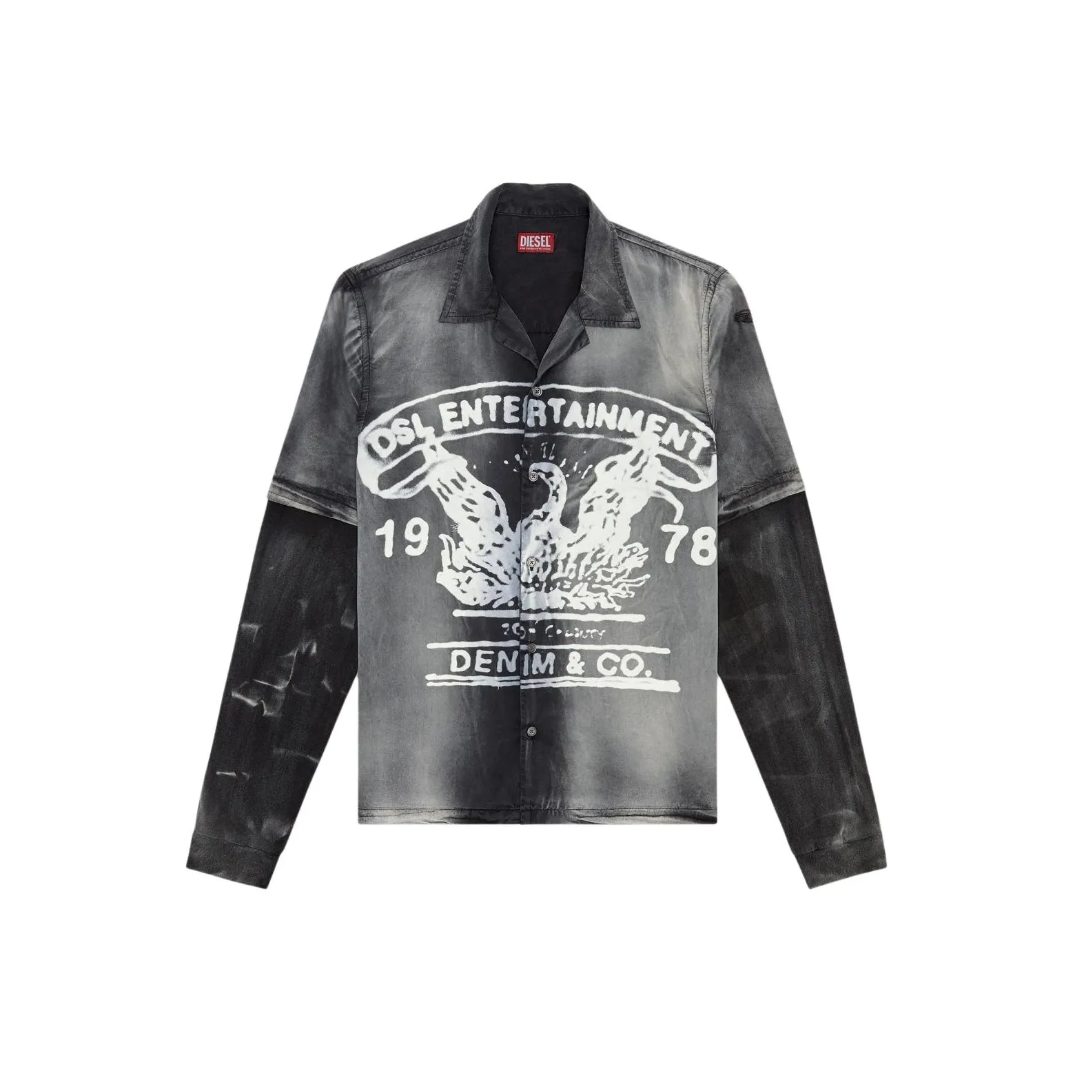 DIESEL Мужские Черные Рубашки