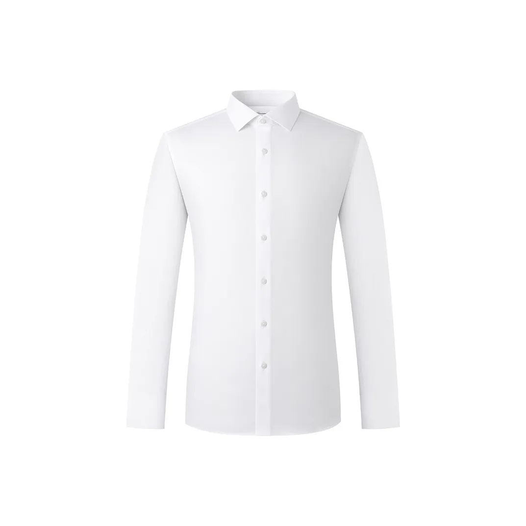 Camicissima Рубашка Мужская Белая Полу-Французская с Ожерьем