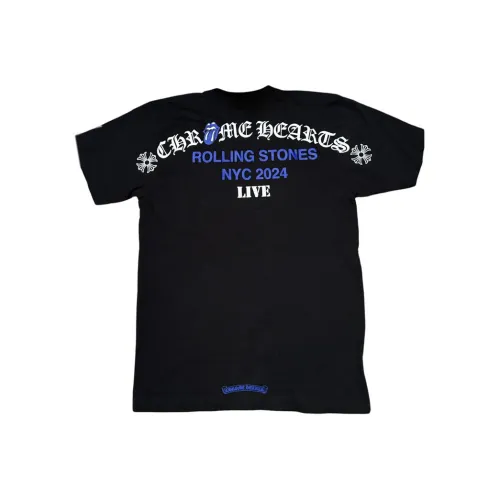 Chrome Hearts Черная Унисекс Футболка