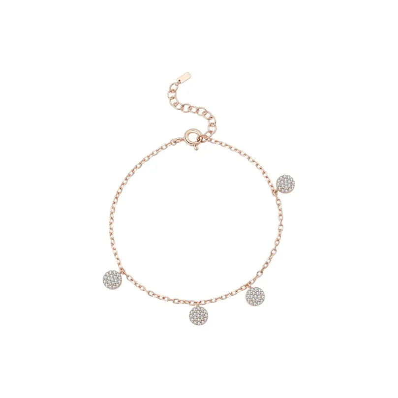 RiotLILY Серебряный сплав + искусственный циркон браслеты женские