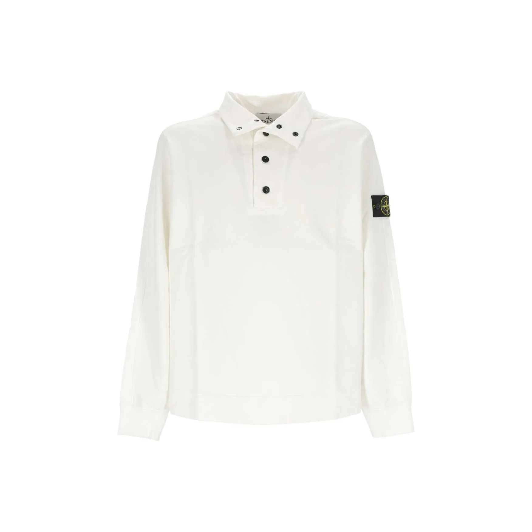 STONE ISLAND Long Sleeved Polo Shirt
