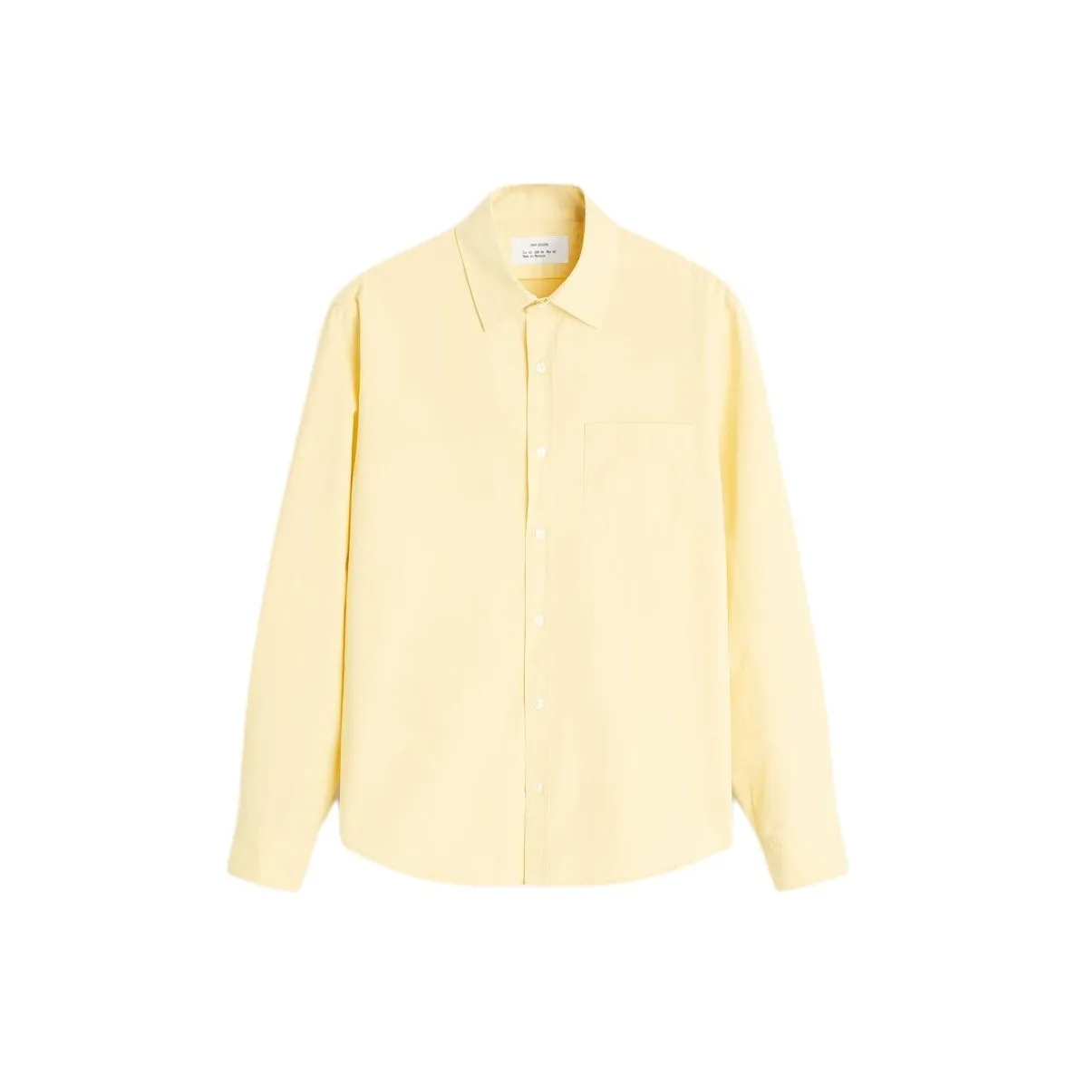 ZARA Светло-желтые мужские рубашки