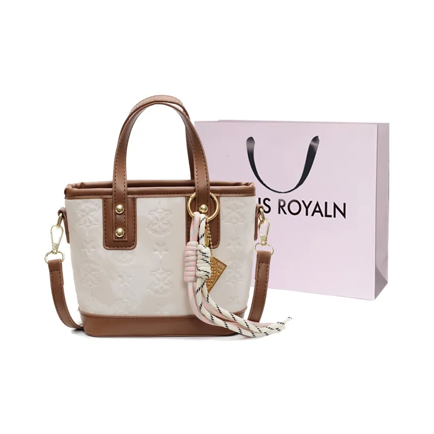 LOUIS ROYALN ПУ (полиуретан) Сумка Стандартная Женская Белая и Коричневая Черная Синяя Розовая