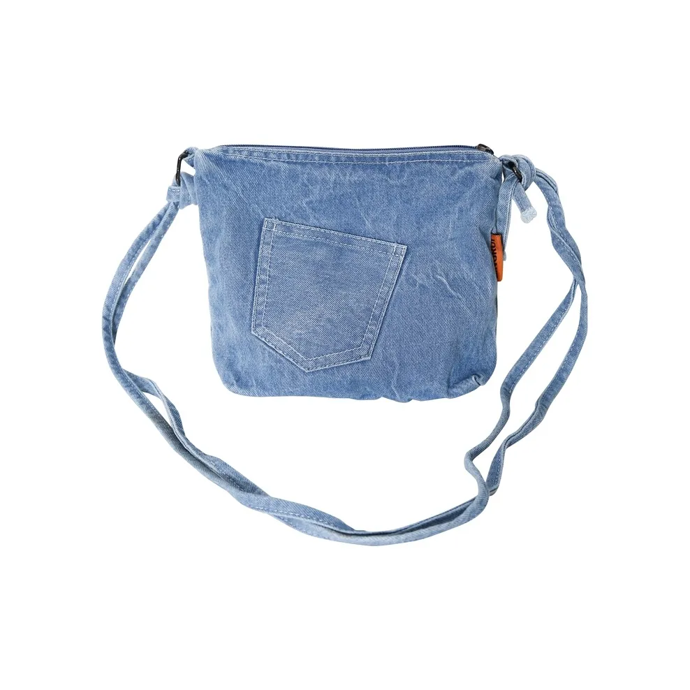 Single Warehouse Деним Сумки через плечо Средний Унисекс Light Синий Темно-синий