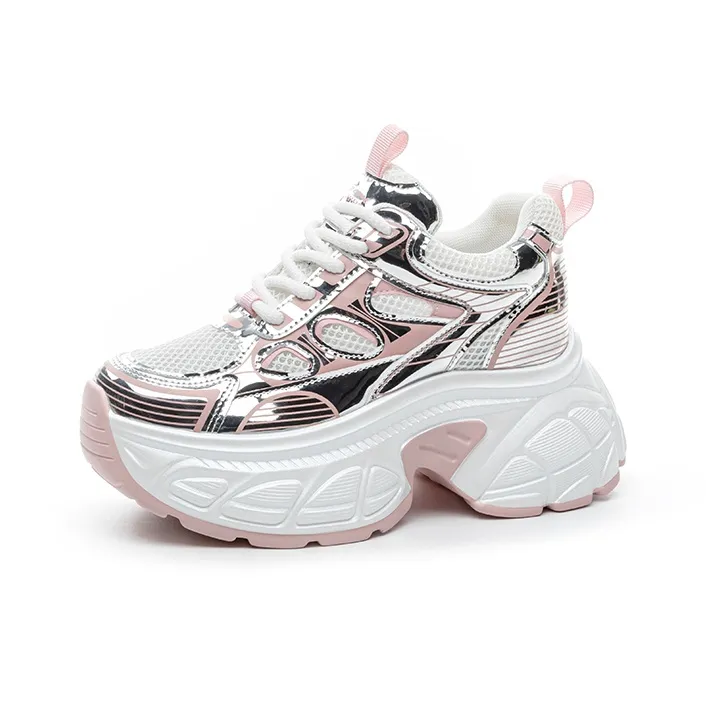 POOQ Low Top Chunky Sneakers Women's