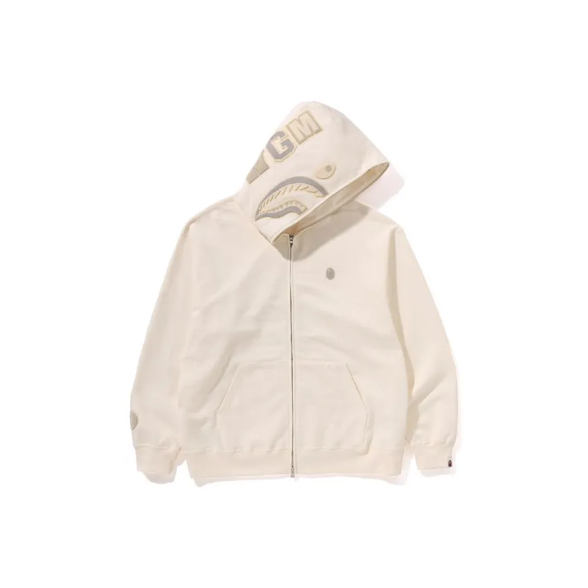 Bape Ape Head One Point Shark Zip Hoodie