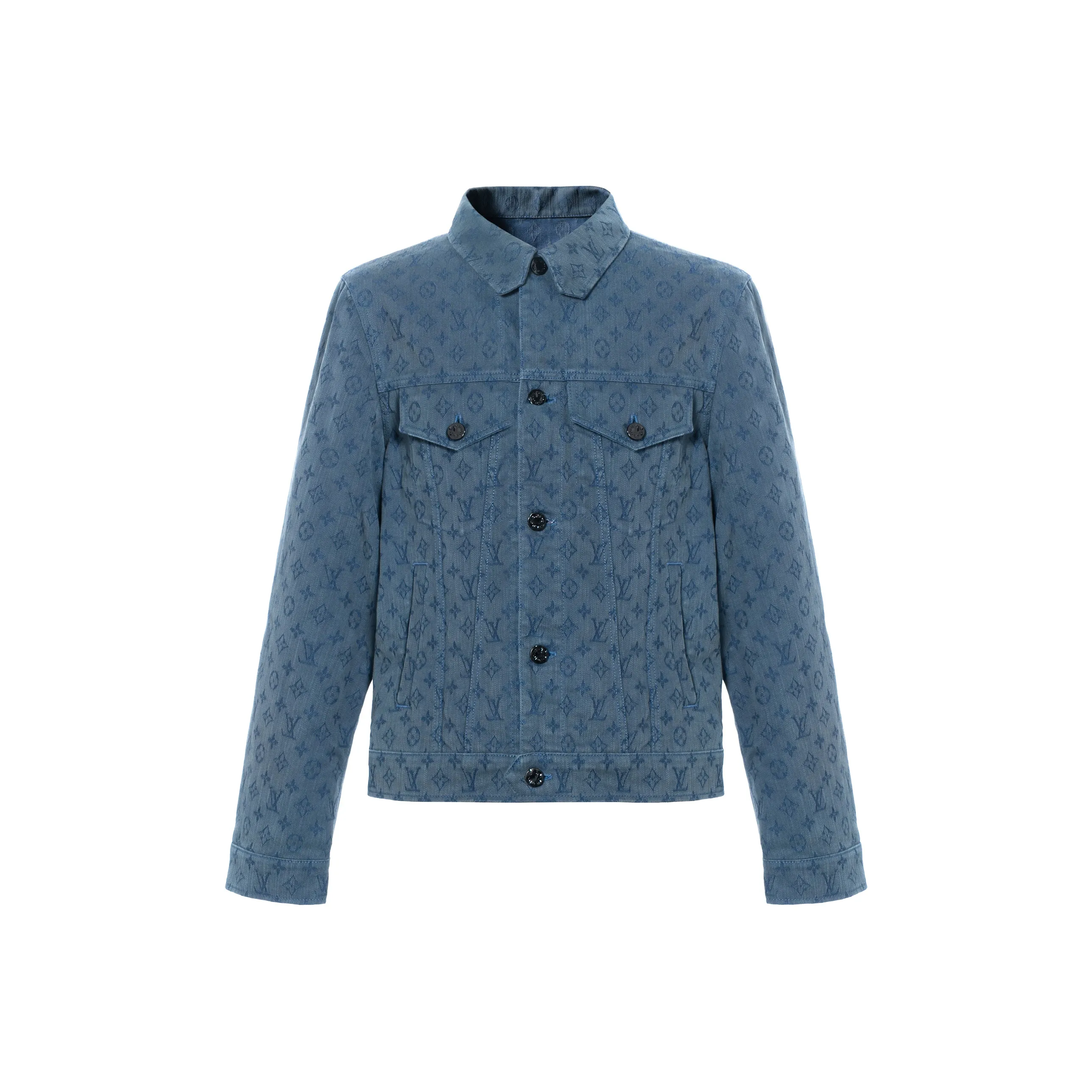 LOUIS VUITTON Denim Jacket Men's Blue