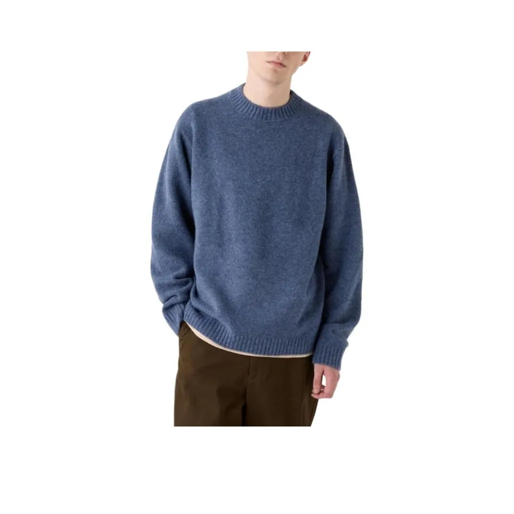 UNIQLO Морской синий Унисекс Свитеры