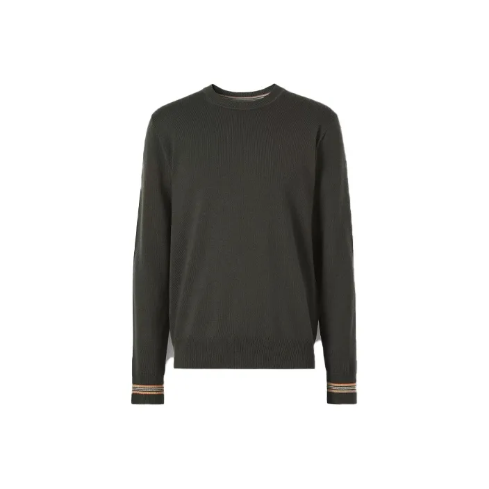 Burberry FW21 Трикотаж Мужской Темно-зеленый