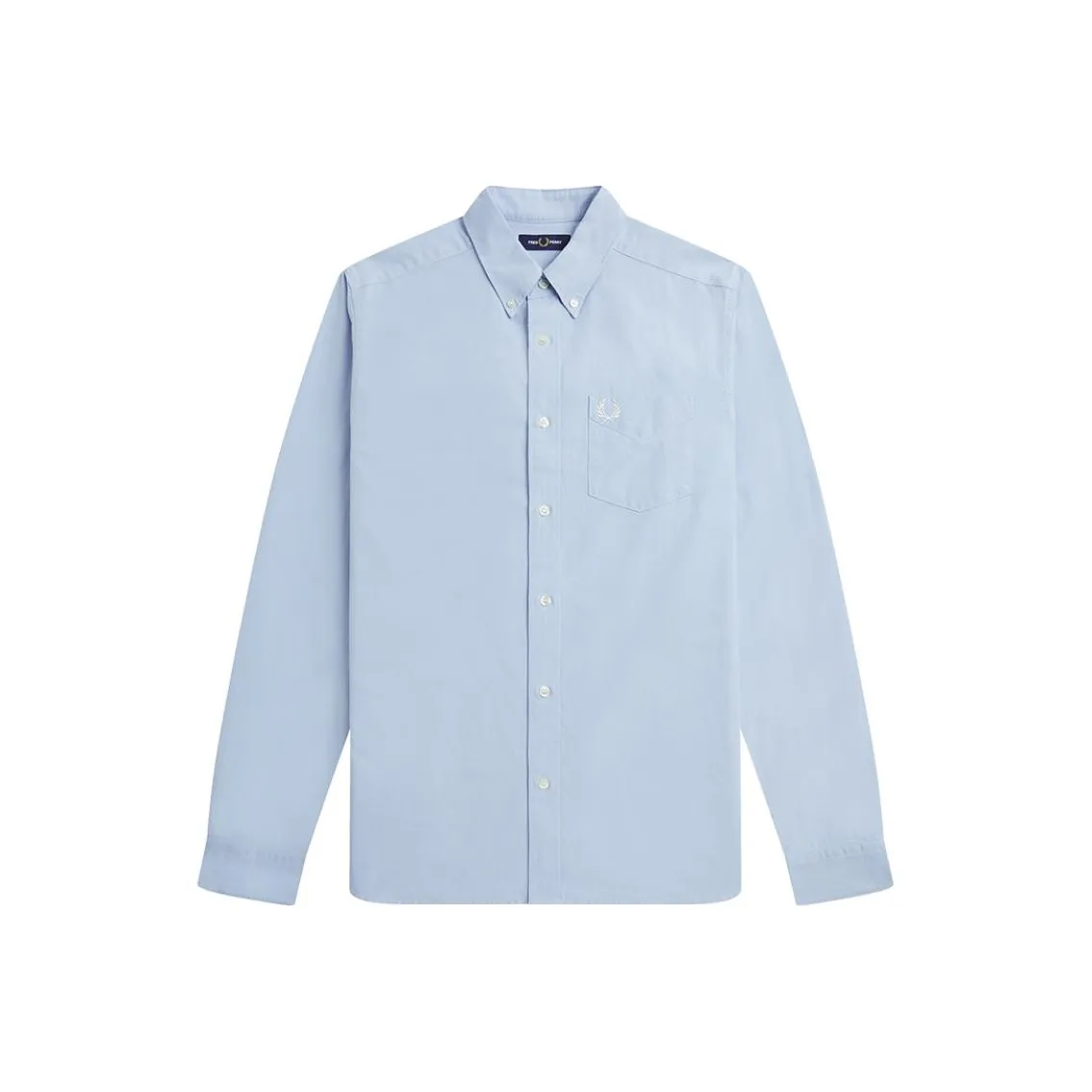 FRED PERRY Collaboration FW24 Рубашка Мужская Светло-Синяя