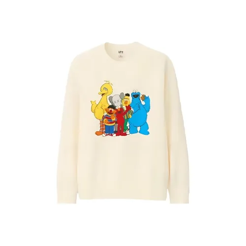 KAWS Бежевый Мужские Свитшоты