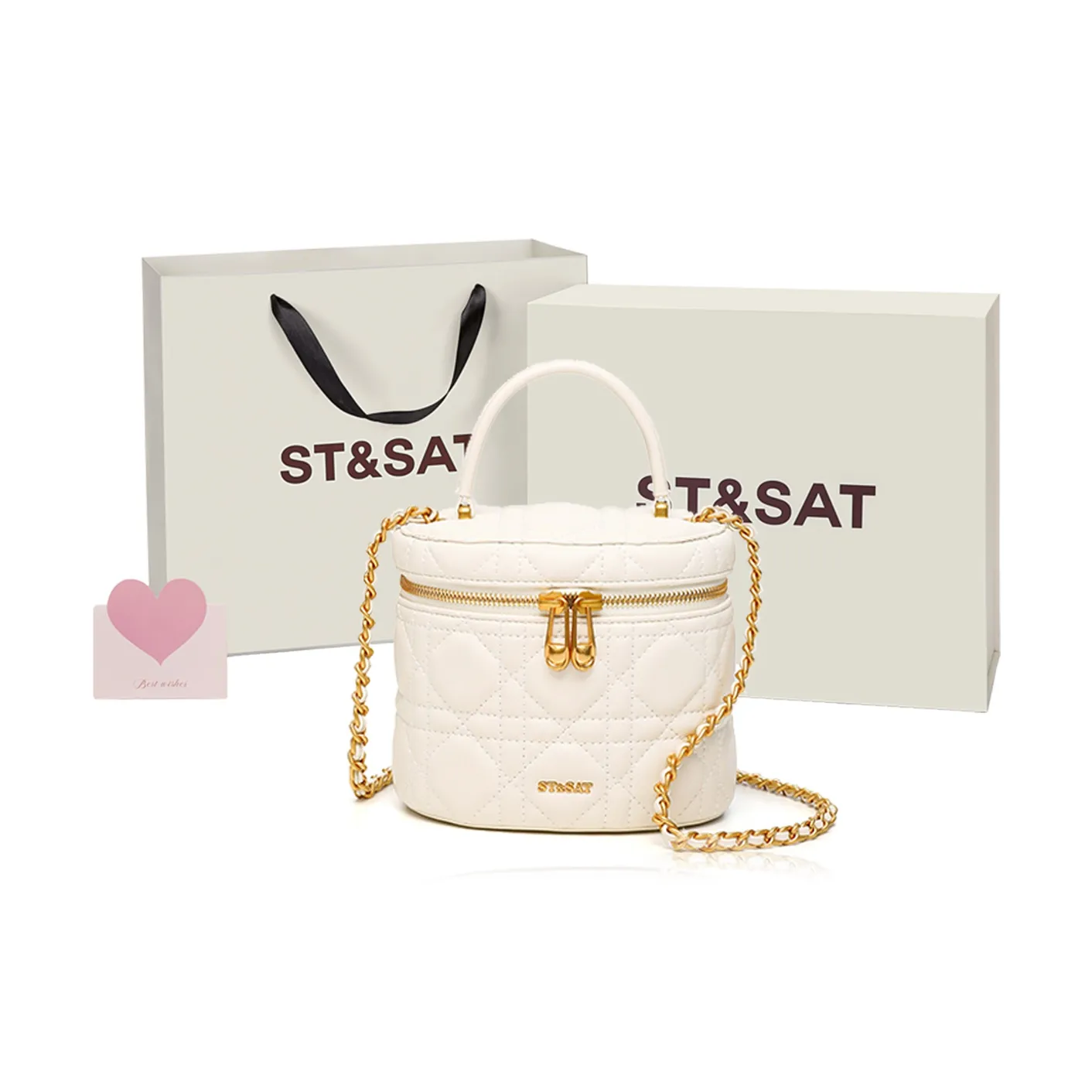 ST SAT Сумка из коровьей кожи сумка через плечо маленькая сумка через плечо женская черная